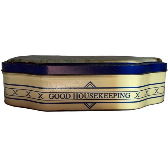 Vntg Good Housekeeping Advertising Tin Can Summer August 1918 Ivory 7.5"x 4.75" - Picture 3 of 5